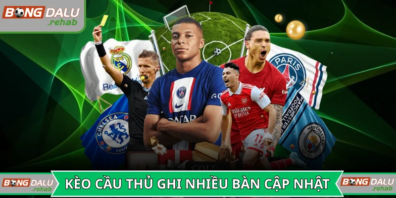 Kèo cầu thủ ghi nhiều bàn nhất luôn được cập nhật